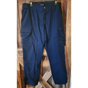 Womens Black 5.11 Tactical Pants Size 14 Regular, Double Knee Cargo Workwear